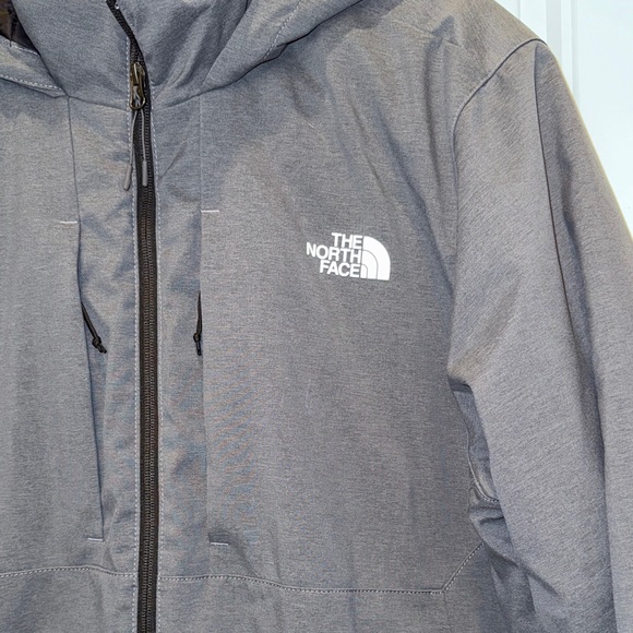 The North Face Men's Charcoal Winter Coat Parka XL XLarge - Picture 2 of 16